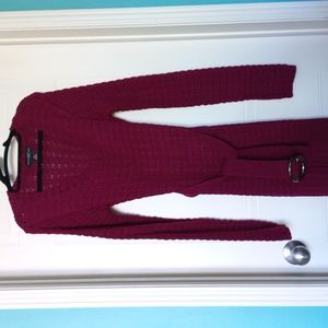 Maroon Sweater Dress S